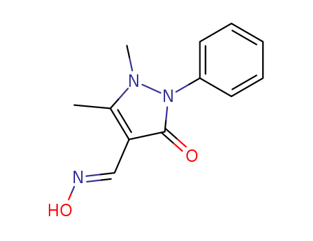 1H-Pyrazole-4-carboxaldehyde,2,3-dihydro-1,5-dimethyl-3-oxo-2-phenyl-, 4-oxime