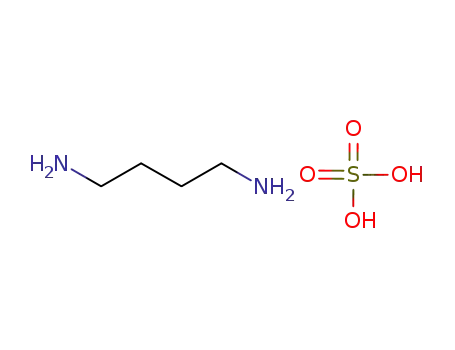 Molecular Structure of 74267-56-4 (1,4-Butanediamine, sulfate (1:1))