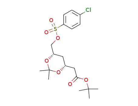 [(4R,6S)-6-(4-Chloro-benzenesulfonyloxymethyl)-2,2-dimethyl-[1,3]dioxan-4-yl]-acetic acid tert-butyl ester