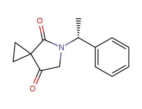 4,7-dioxo-5-<1(R)-phenylethyl>-5-azaspiro<2.4>heptane