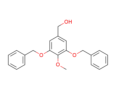 Molecular Structure of 27229-56-7 (Benzenemethanol, 4-methoxy-3,5-bis(phenylmethoxy)-)