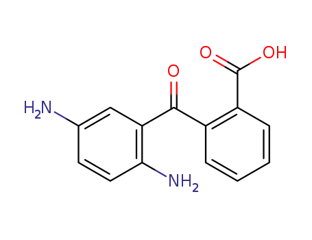 Molecular Structure of 861531-11-5 (2-(2,5-diamino-benzoyl)-benzoic acid)