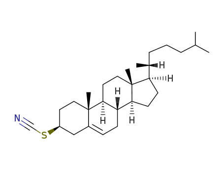 Cholest-5-ene-3-thiol,cyanate, (3b)- (9CI) cas  1253-98-1