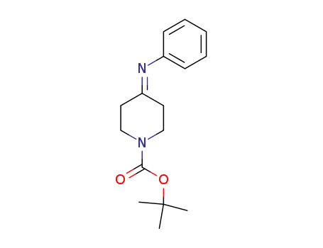 4-phenylimino-piperidine-1-carboxylic acid <i>tert</i>-butyl ester