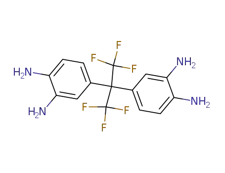 Molecular Structure of 61005-79-6 (2,2-bis(3,4-di-o-aminophenyl)hexafluoropropane)