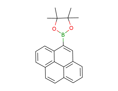 Molecular Structure of 888950-09-2 (4,4,5,5-tetramethyl-2-(pyren-4-yl)-1,3,2-dioxaborolane)