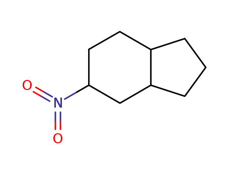 Molecular Structure of 858511-42-9 (5-Nitro-hexahydro-indan)