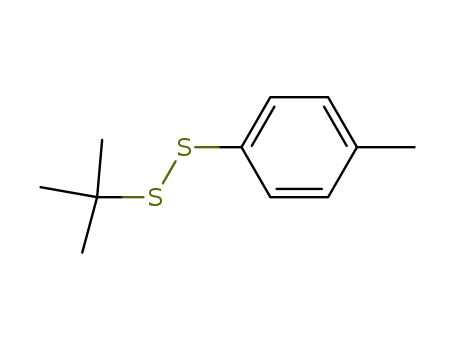 Molecular Structure of 64258-17-9 (Disulfide, 1,1-dimethylethyl 4-methylphenyl)
