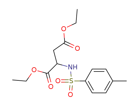 Molecular Structure of 104830-35-5 (p-toluenesulfonamidosuccinic acid diethyl ester)
