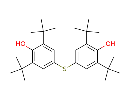 Molecular Structure of 4673-51-2 (4,4''-THIODI(2,6-DI-TERT-BUTYLPHENOL))