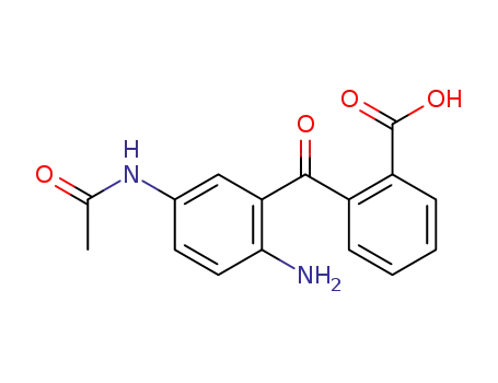 Molecular Structure of 861601-79-8 (2-(5-acetylamino-2-amino-benzoyl)-benzoic acid)