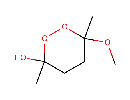 Molecular Structure of 129976-61-0 (3-hydroxy-6-methoxy-3,5-dimethyl-1,2-dioxane)