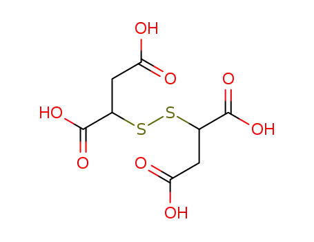 Molecular Structure of 3384-95-0 (3,4-dithia-hexane-1,2,5,6-tetracarboxylic acid)