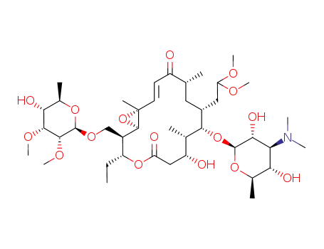 Molecular Structure of 198077-05-3 (12,13-epoxydesmycosin-20-dimethylacetal)