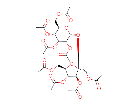 Molecular Structure of 75800-69-0 (allo-sucrose octaacetate)