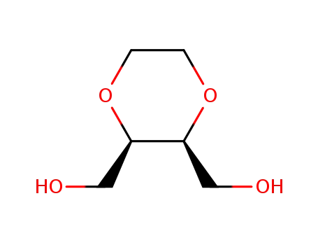 Molecular Structure of 876607-67-9 ((2R*,3S*)-2,3-bis(hydroxymethyl)-1,4-dioxane)
