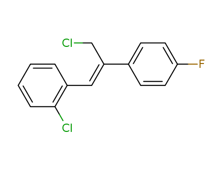 1-chloro-2-[3-chloro-2-(4-fluorophenyl)prop-1-enyl]benzene