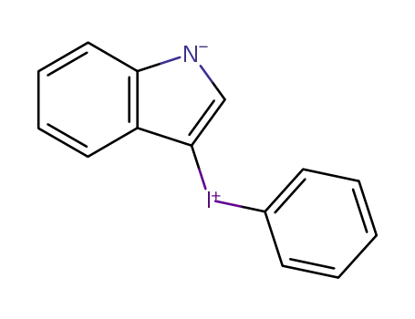 Molecular Structure of 53000-40-1 (3-Indolylphenyliodonium betaine)