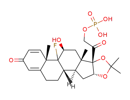 Molecular Structure of 894767-41-0 (triamcinolone phosphate)