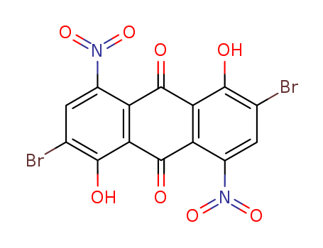 9,10-Anthracenedione, 2,6-dibromo-1,5-dihydroxy-4,8-dinitro-
