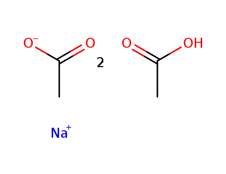 Molecular Structure of 97984-89-9 (sodium dihydrogen triacetate)