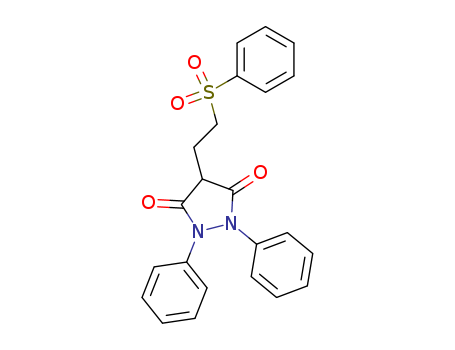 1,2-diphenyl-4-[2-(phenylsulphonyl)ethyl]pyrazolidine-3,5-dione