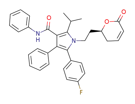 Molecular Structure of 442851-50-5 (Atorvastatin Dehydro Lactone)