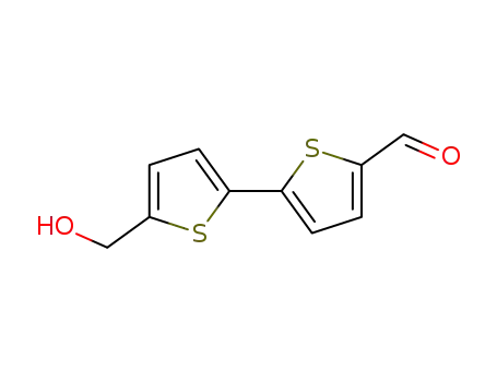 Molecular Structure of 170110-95-9 (5-Hydroxymethyl-5'-formyl-2,2'-bithiophene)