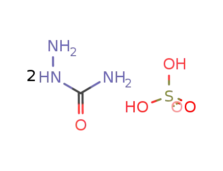 Molecular Structure of 101366-34-1 (Hydrazinecarboxamide, sulfate (2:1))