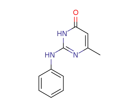 Molecular Structure of 50427-08-2 (6-methyl-2-(phenylamino)pyrimidin-4(1H)-one)
