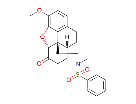 N-[2-((3aR,9aR,9bS)-5-Methoxy-3-oxo-1,3,3a,8,9,9a-hexahydro-2H-phenanthro[4,5-bcd]furan-9b-yl)-ethyl]-N-methyl-benzenesulfonamide
