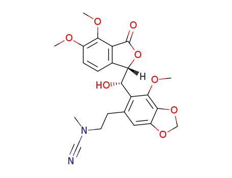 (-)-N-cyano-1(S)-hydroxy-1,2-seco-1'(S)-narcotine