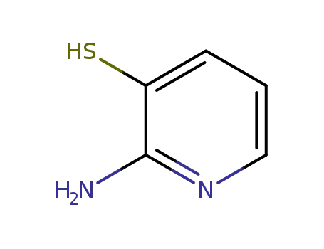 Molecular Structure of 110402-20-5 (3-Pyridinethiol,2-amino-(9CI))