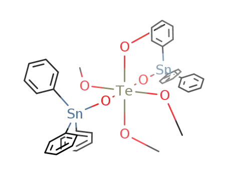 trans-[(Ph<sub>3</sub>SnO)2Te(OMe)4]