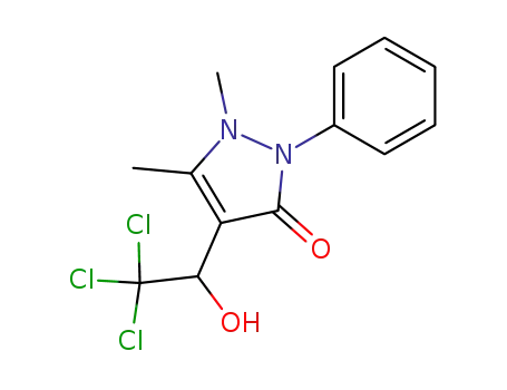 1,5-Dimethyl-4-(1-hydroxy-2,2,2-trichloroethyl)-2-phenyl-4-pyrazolin-3-one