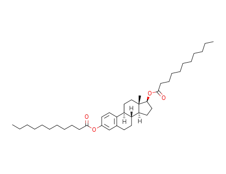 Molecular Structure of 1263-57-6 (estradiol diundecanoate)