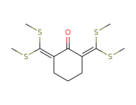 2,6-bis[bis(methylsulfanyl)methylidene]cyclohexanone
