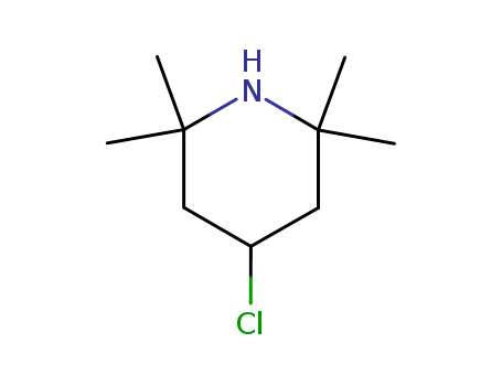 Molecular Structure of 1463-00-9 (Piperidine, 4-chloro-2,2,6,6-tetramethyl-)