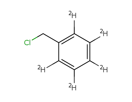 Molecular Structure of 68661-11-0 (Benzyl-2,3,4,5,6-d5 Chloride)