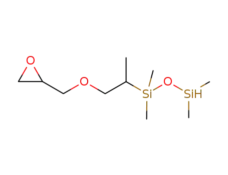 Molecular Structure of 1567764-85-5 (1-(1-methyl-2-glycidoxyethyl)-1,1,3,3-tetramethyldisiloxane)