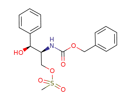 Carbamic acid,
[(1S,2S)-2-hydroxy-1-[[(methylsulfonyl)oxy]methyl]-2-phenylethyl]-,
phenylmethyl ester