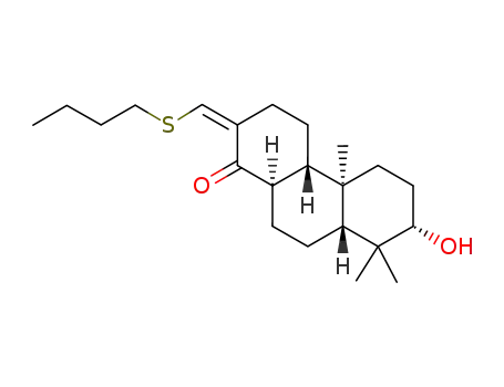 (+/-) - 13-butylthiomethylene-3α-hydroxy-4α,4β,10α-trimethyl-14-oxo-5β,8α,9β-perhydrophenanthrene