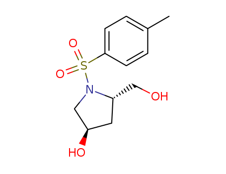 (3R,5S)-5-(hydroxymethyl)-1-tosylpyrrolidin-3-ol cas no. 5605-46-9 98%