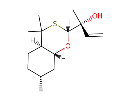 (R)-2-((2R,4aR,7R,8aR)-4,4,7-Trimethyl-hexahydro-1-oxa-3-thia-naphthalen-2-yl)-but-3-en-2-ol