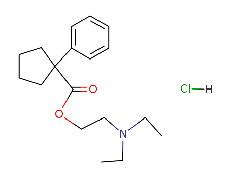 2-diethylaminoethyl 1-phenylcyclopentane-1-carboxylate hydrochloride
