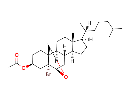 5α-Bromo-6,19-epoxycholestanol 3-Acetate