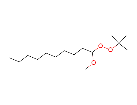 Molecular Structure of 104383-13-3 (1-tert-Butylperoxy-1-methoxy-decane)