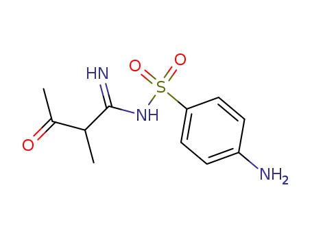 Molecular Structure of 122447-83-0 (2-methyl-<i>N</i>-sulfanilyl-acetoacetamidine)