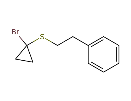 Molecular Structure of 78709-15-6 (1-bromocyclopropyl phenetyl sulfide)