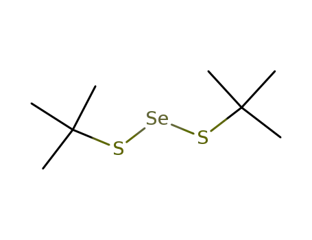 Molecular Structure of 75272-63-8 (selenium(II) bis(2-methyl-2-propanethiolate))